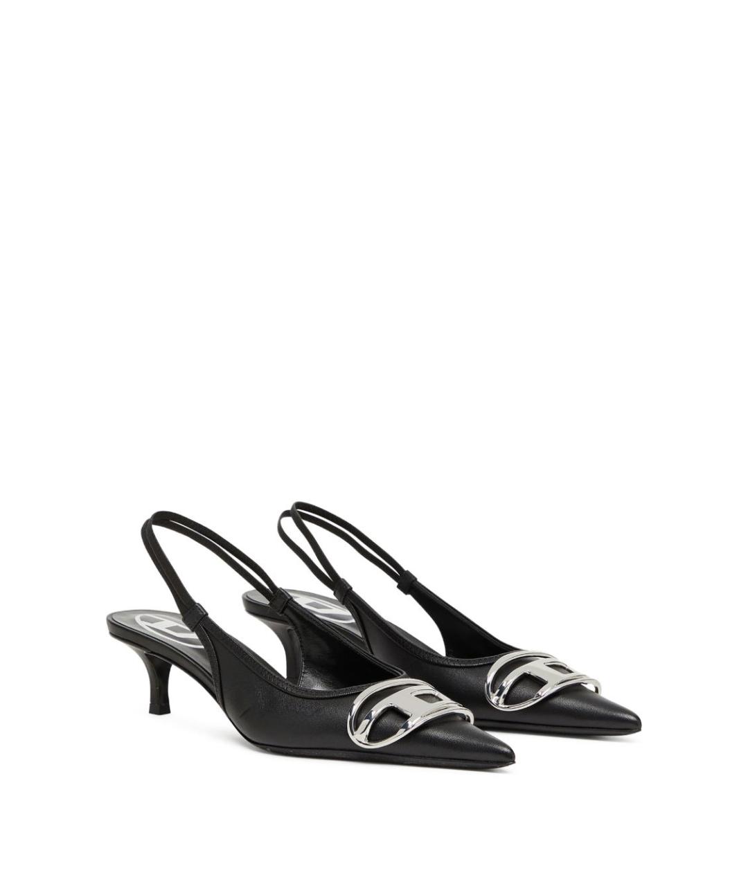 DIESEL Черные кожаные туфли, фото 6