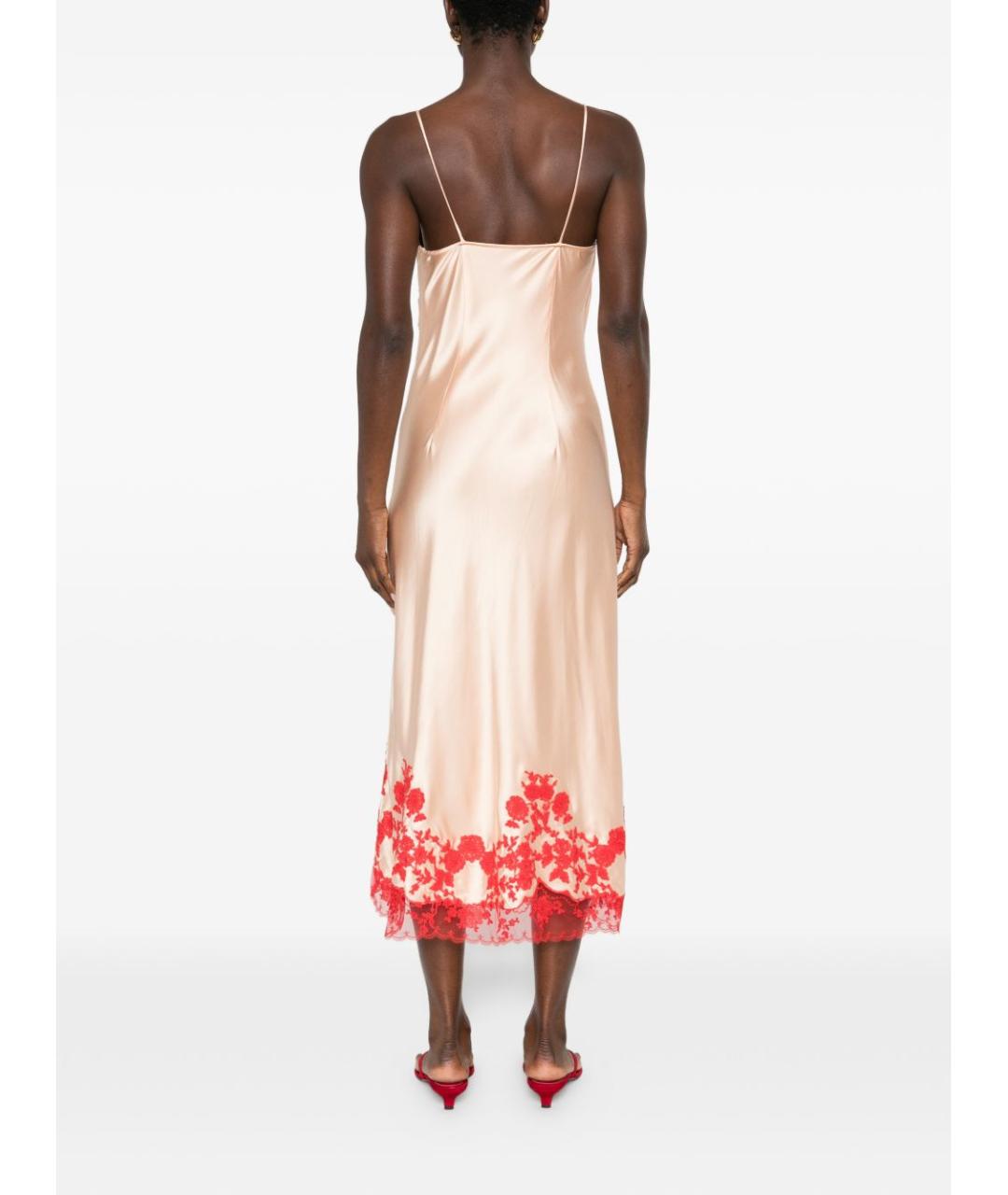 ERMANNO SCERVINO Бежевое вискозное платье, фото 5