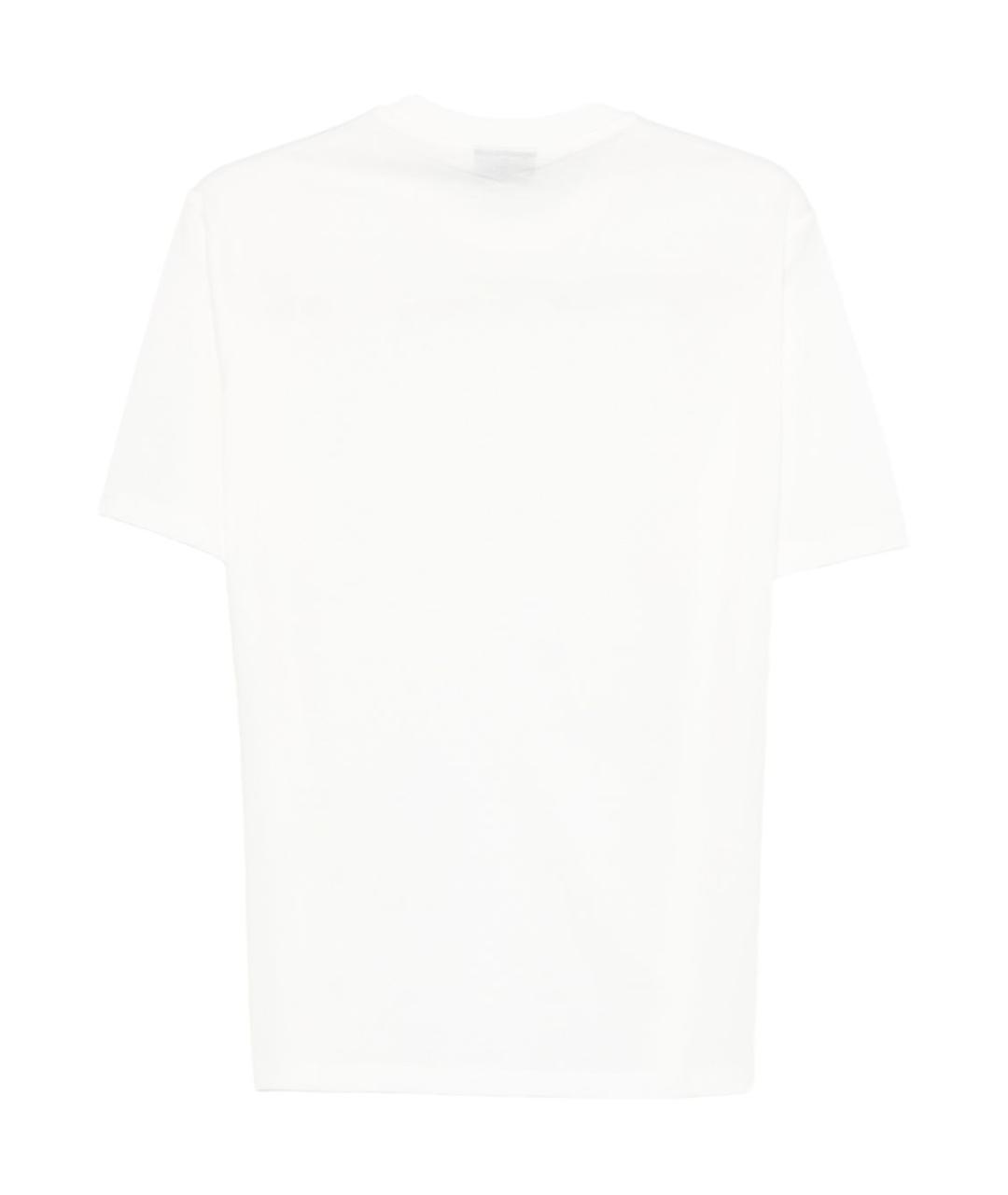 EMPORIO ARMANI Белая хлопковая футболка, фото 2