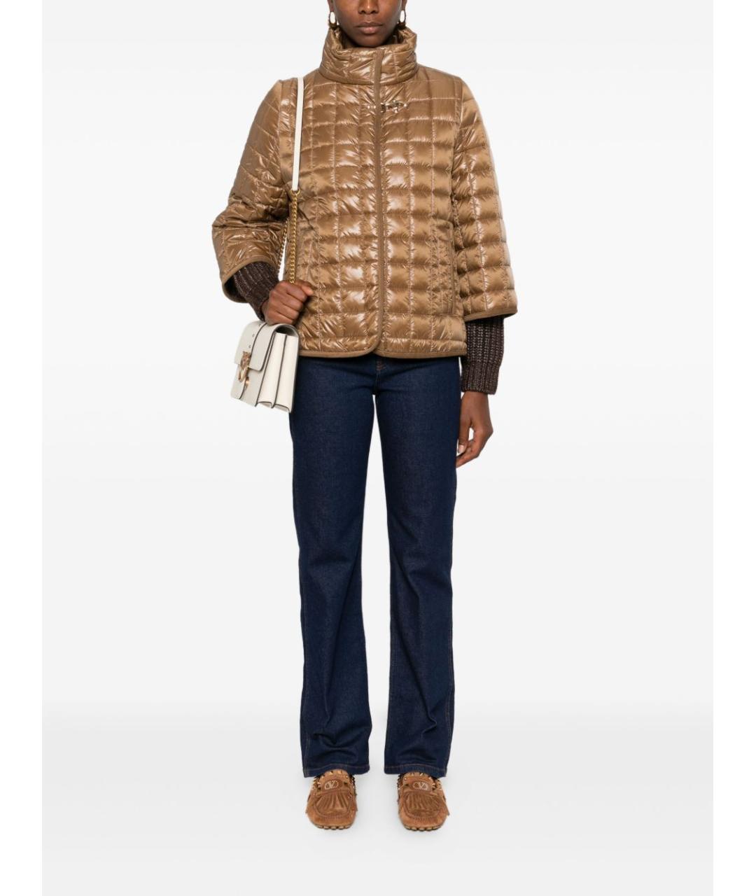 FAY Бежевая полиэстеровая куртка, фото 2