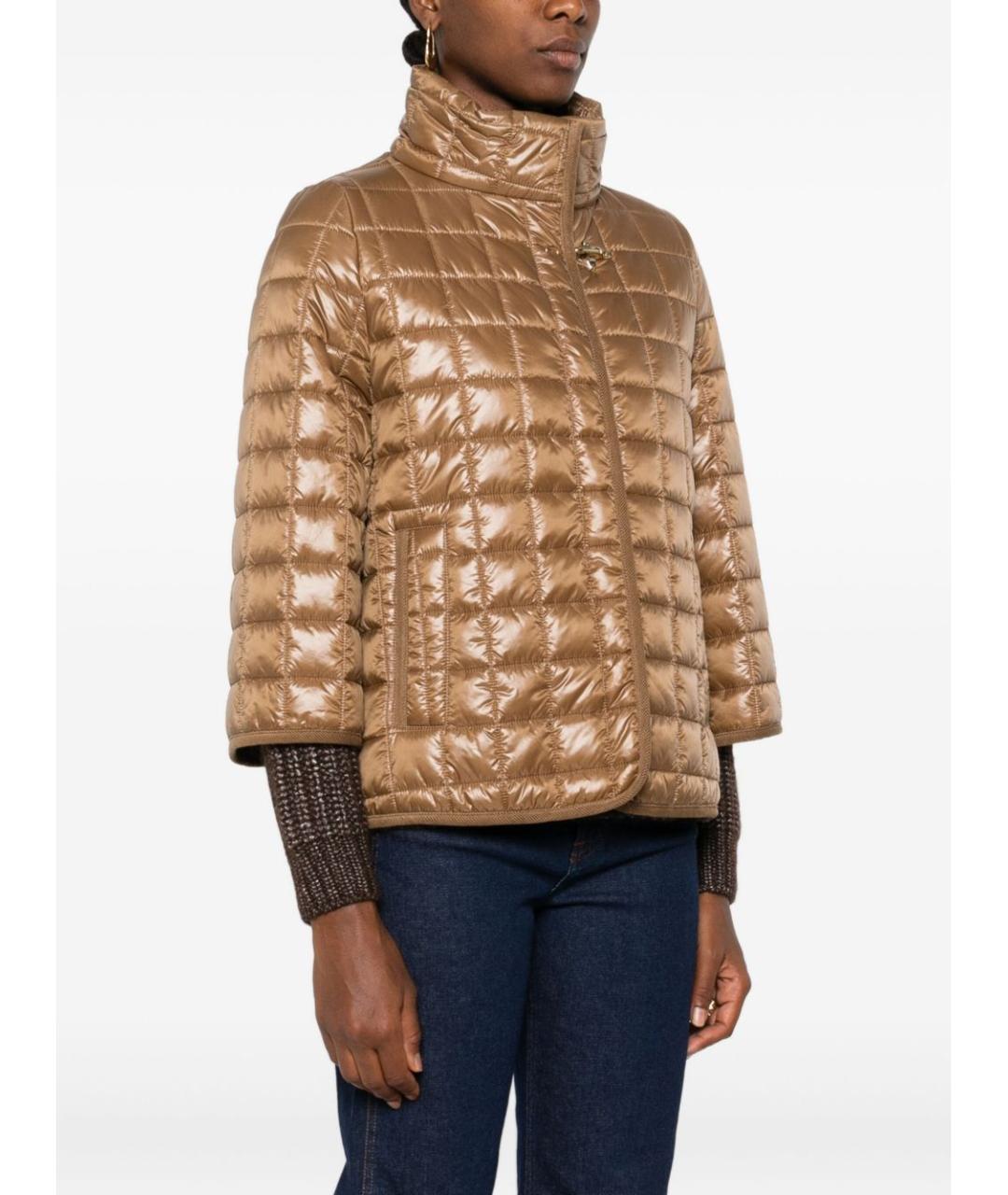 FAY Бежевая полиэстеровая куртка, фото 4