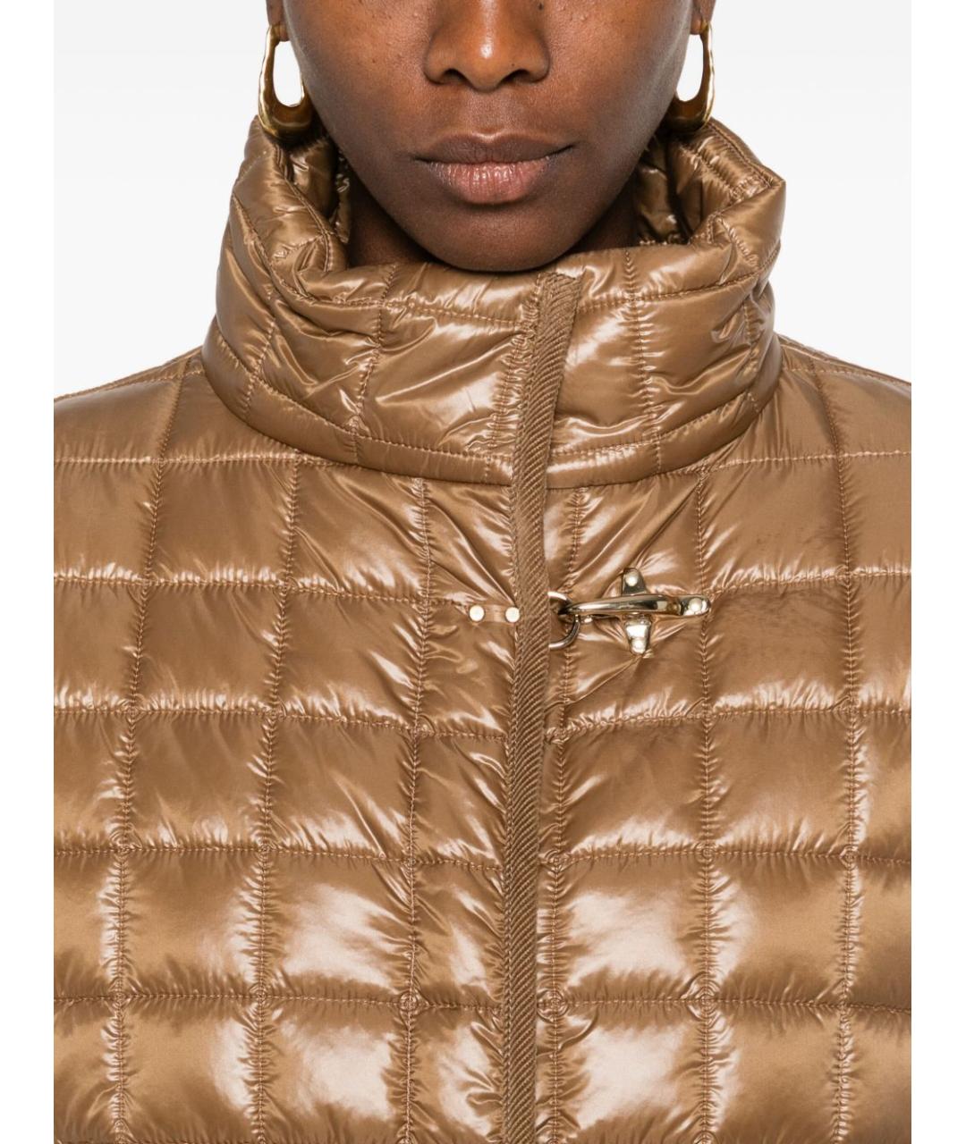 FAY Бежевая полиэстеровая куртка, фото 5