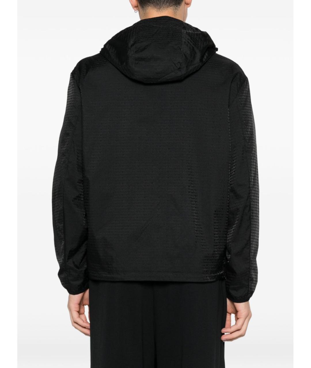 EMPORIO ARMANI Черная полиамидовая куртка, фото 3