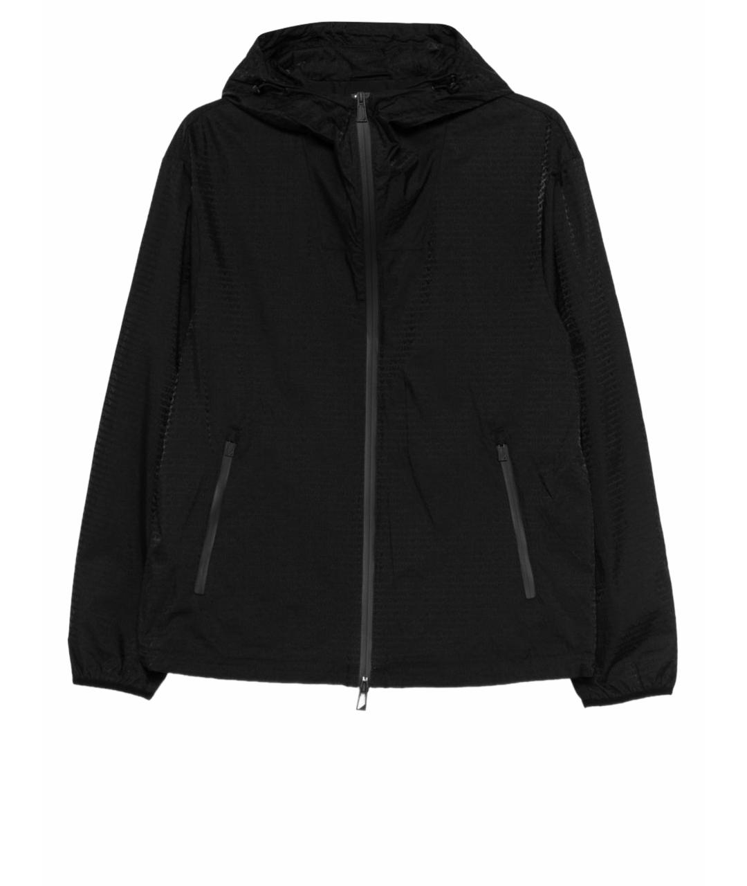 EMPORIO ARMANI Черная полиамидовая куртка, фото 1
