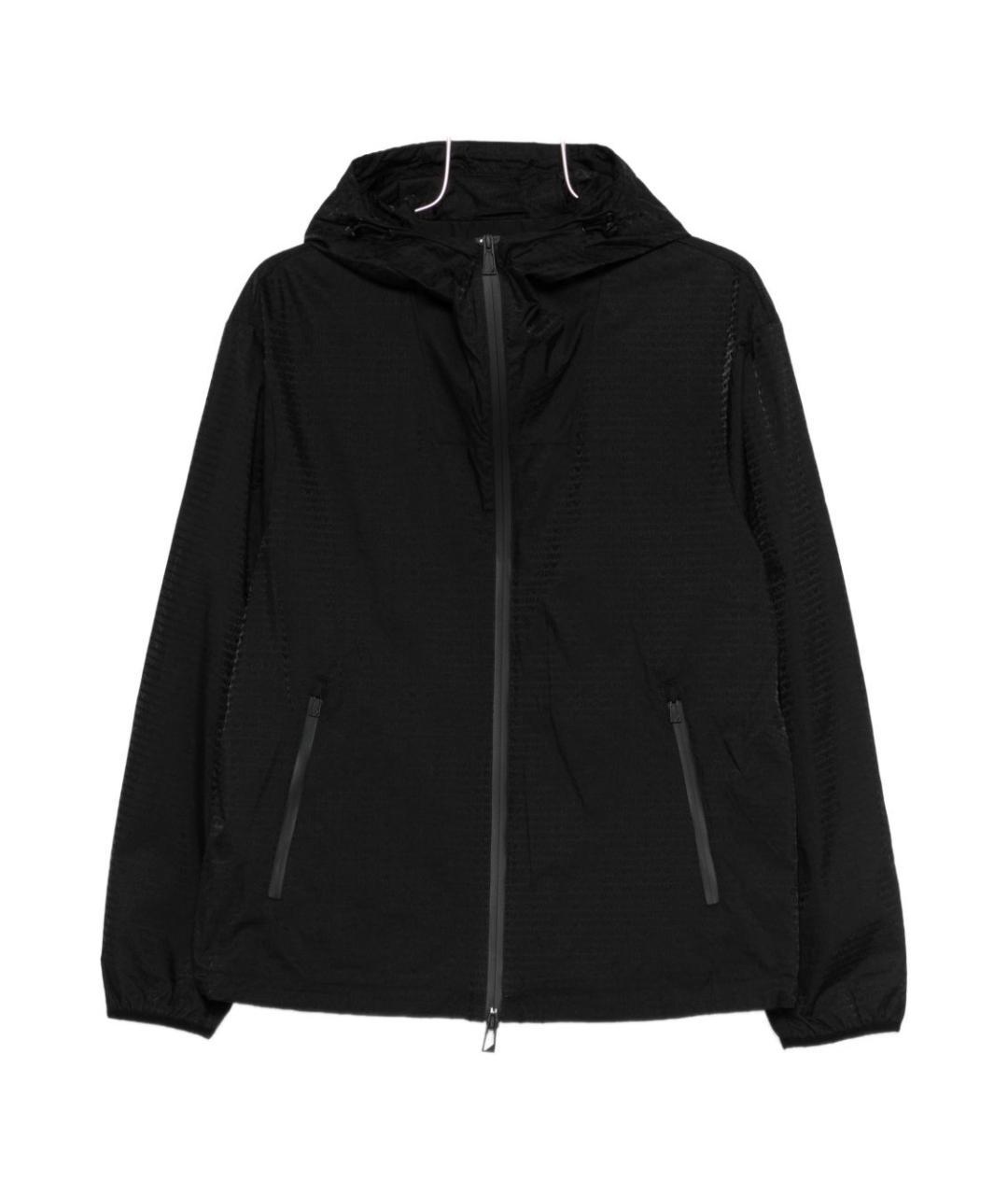 EMPORIO ARMANI Черная полиамидовая куртка, фото 6