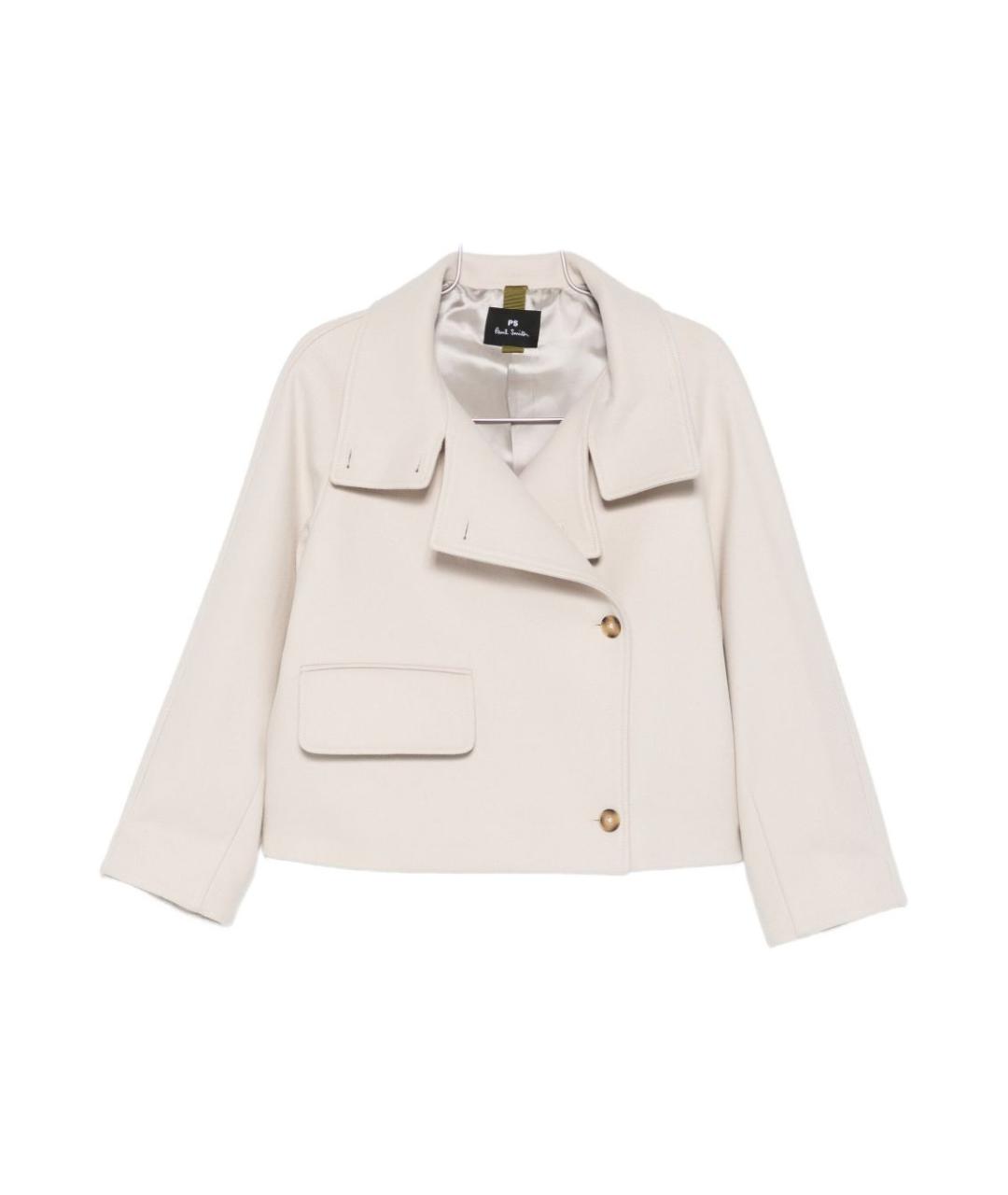 PAUL SMITH Белая кашемировая куртка, фото 1