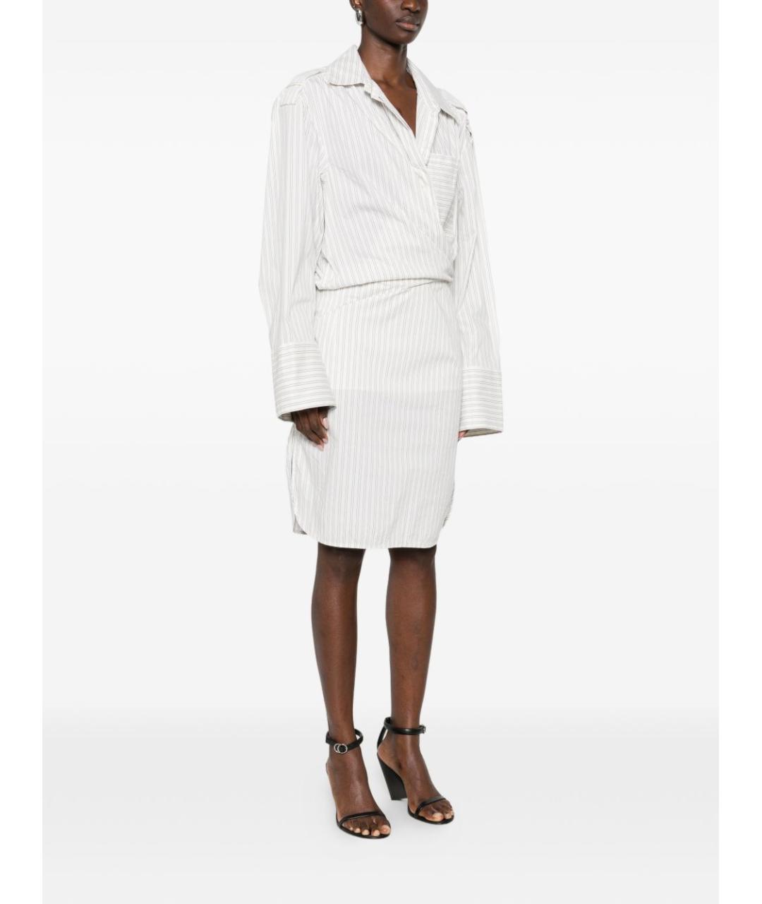 IRO Белое хлопковое платье, фото 4