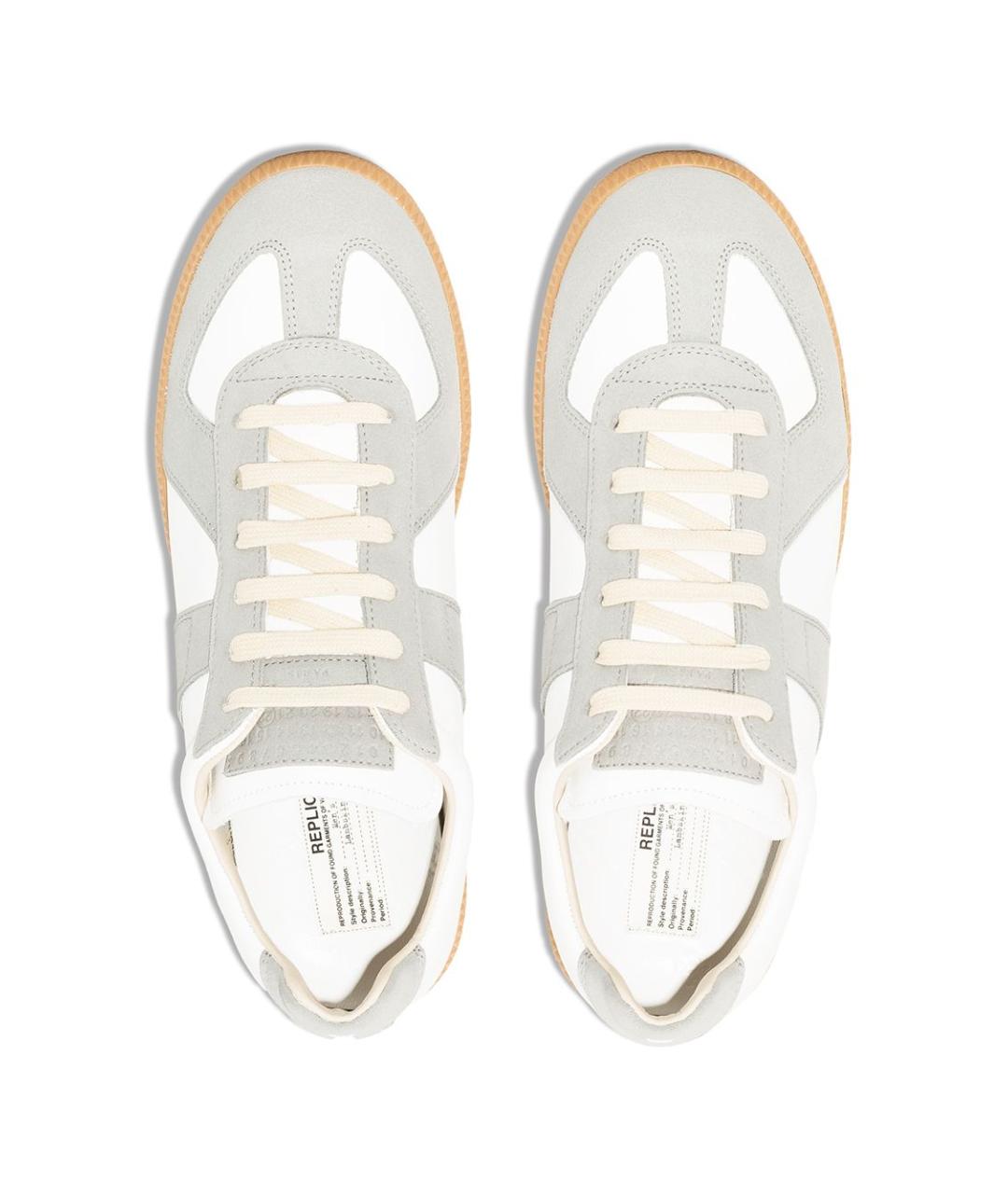 MAISON MARGIELA Белые кроссовки, фото 4