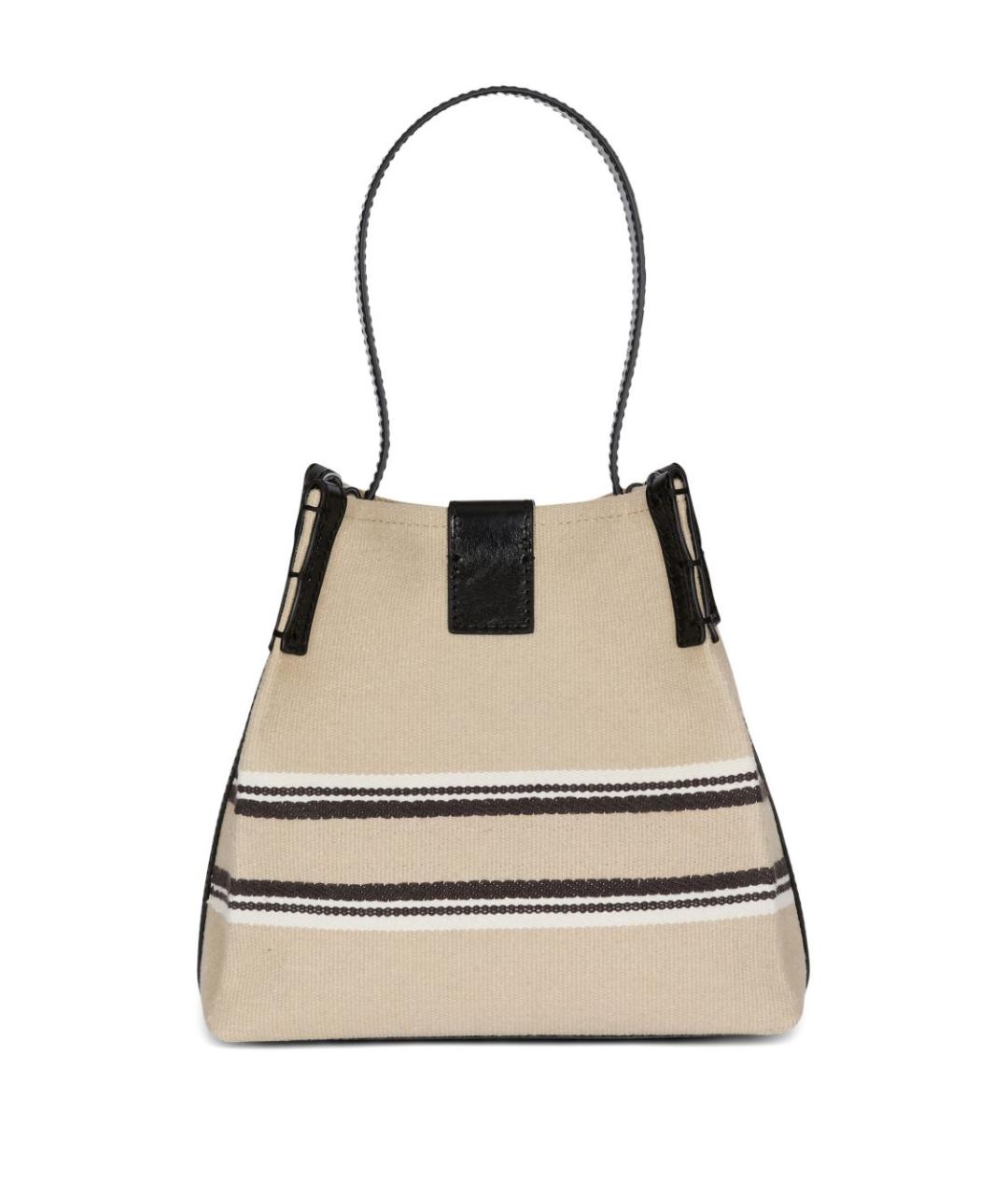 BALMAIN Бежевая сумка с короткими ручками, фото 5