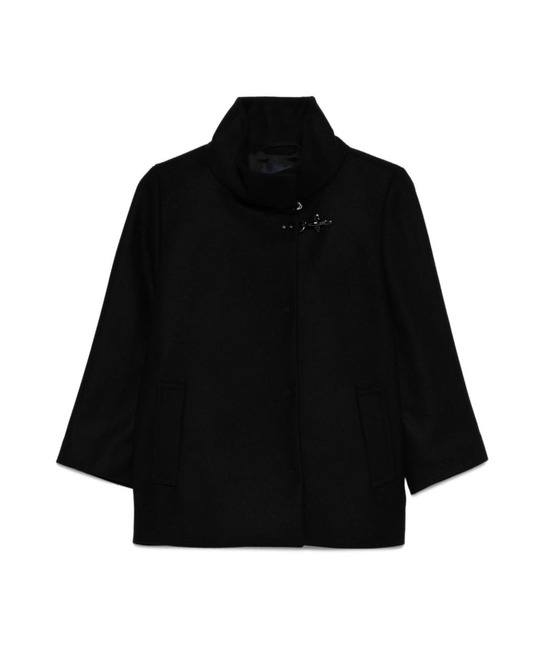 FAY Черная шерстяная куртка, фото 1