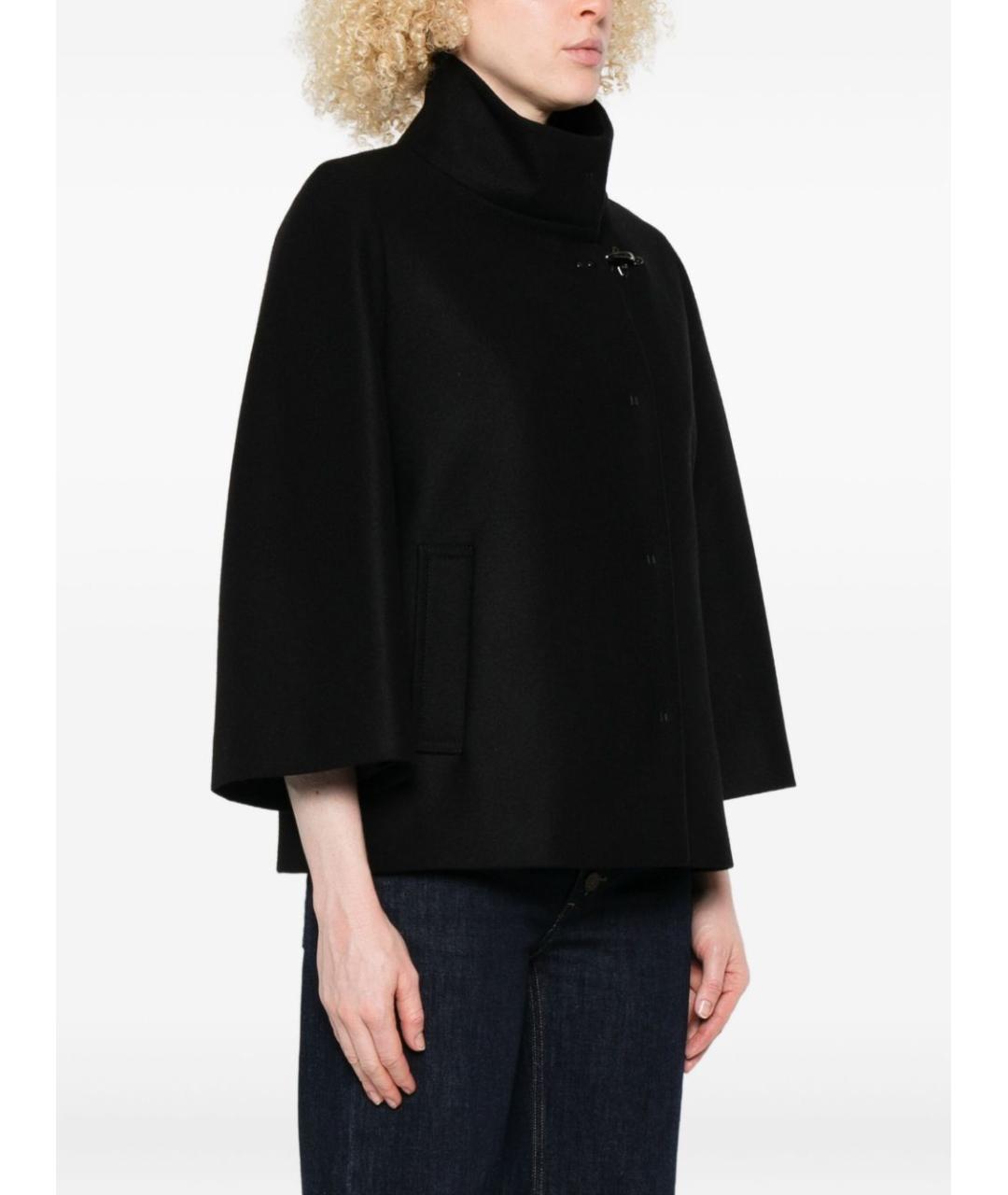 FAY Черная шерстяная куртка, фото 5