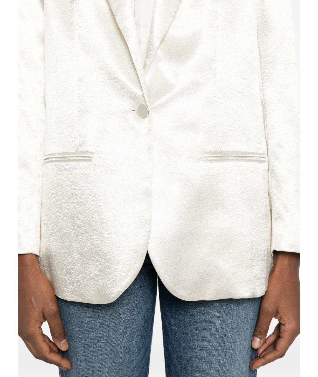 ALYSI Белый жакет/пиджак, фото 4