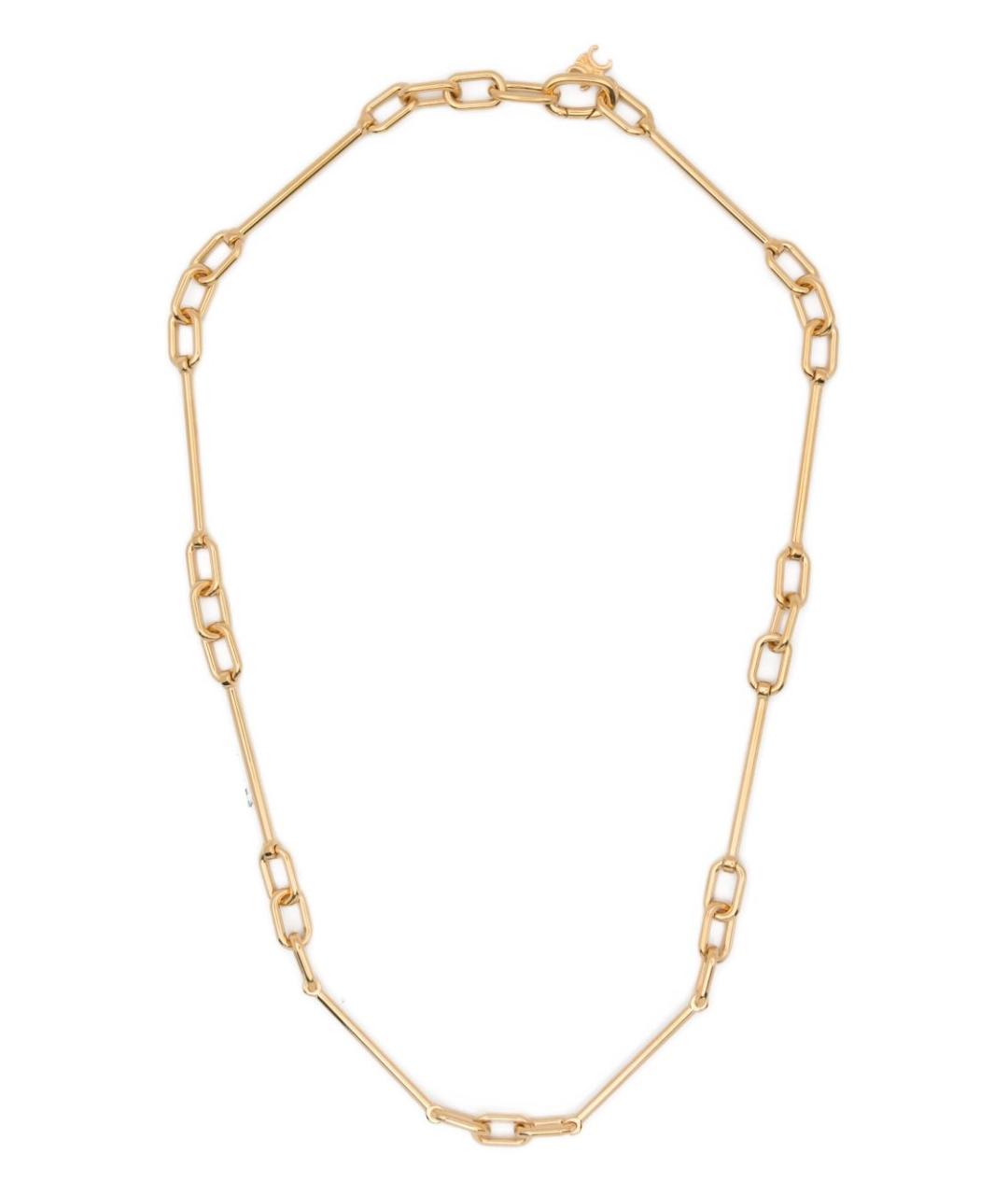 CELINE Золотое металлическое колье, фото 1
