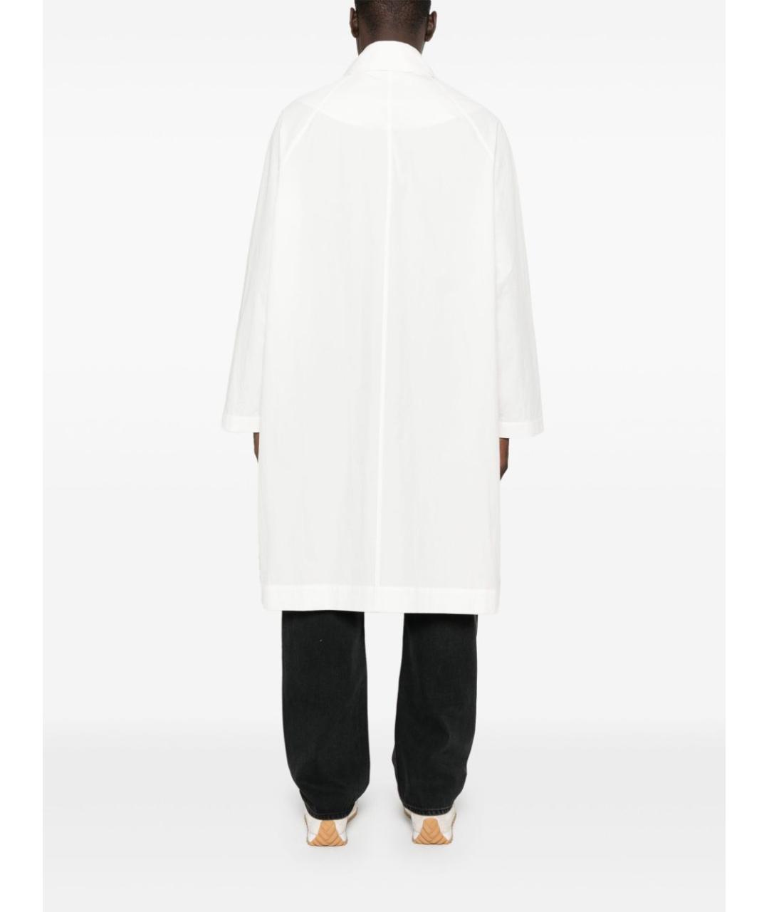 STUDIO NICHOLSON Белое хлопковое пальто, фото 3