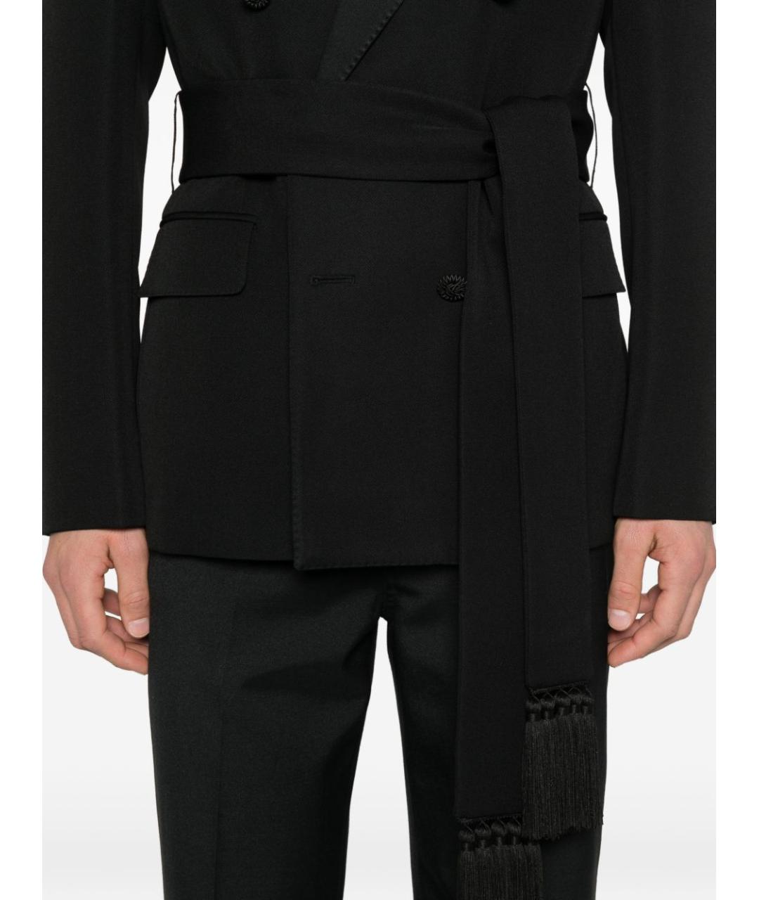 VALENTINO Черный шерстяной пиджак, фото 2