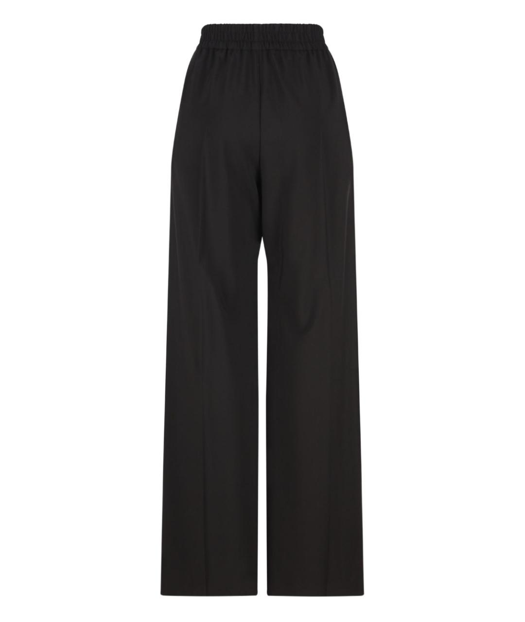 CELINE Черные шерстяные прямые брюки, фото 2