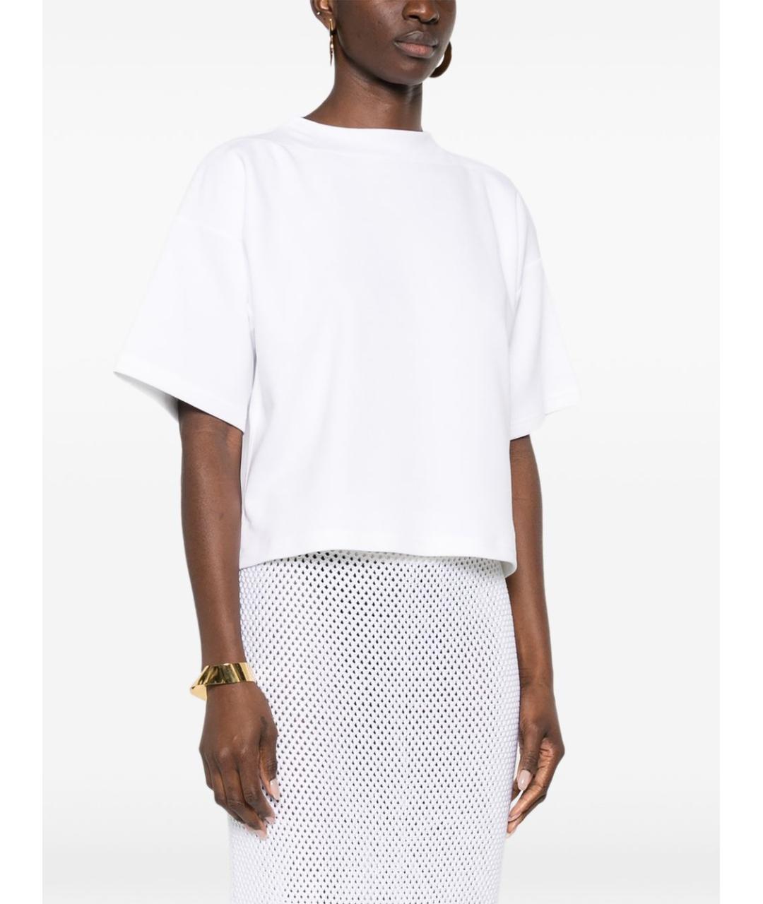 ALAIA Белая хлопковая футболка, фото 4