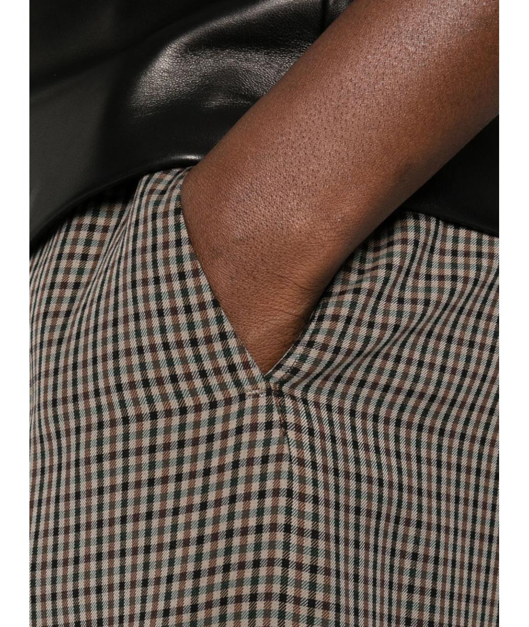 BALENCIAGA Хаки прямые брюки, фото 3