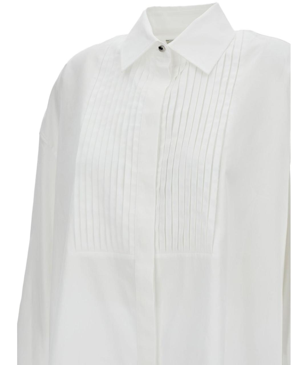 GOLDEN GOOSE DELUXE BRAND Белая хлопковая рубашка, фото 3