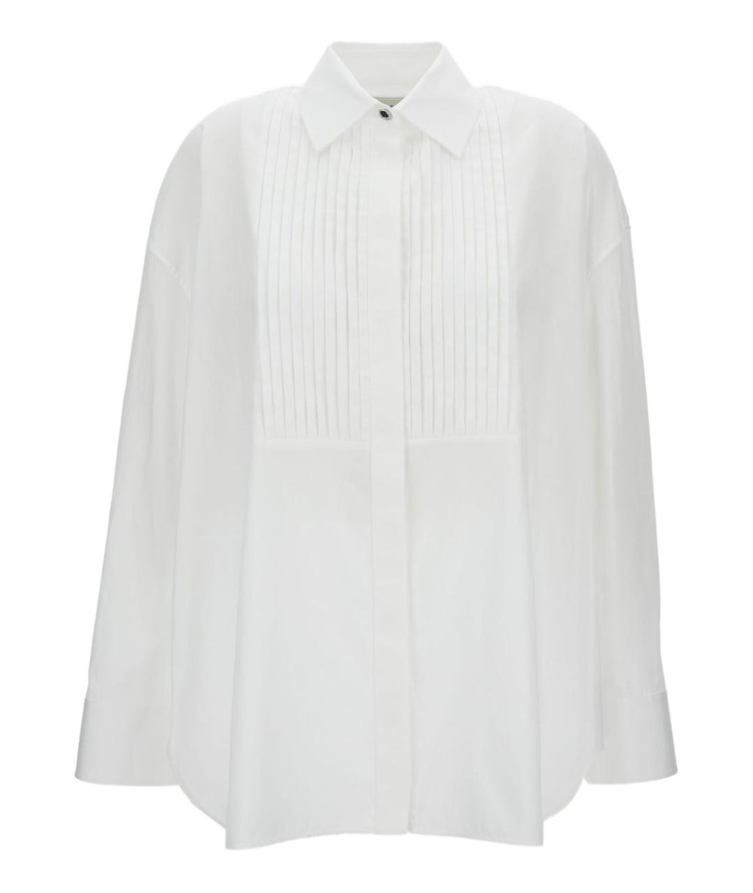 GOLDEN GOOSE DELUXE BRAND Белая хлопковая рубашка, фото 1