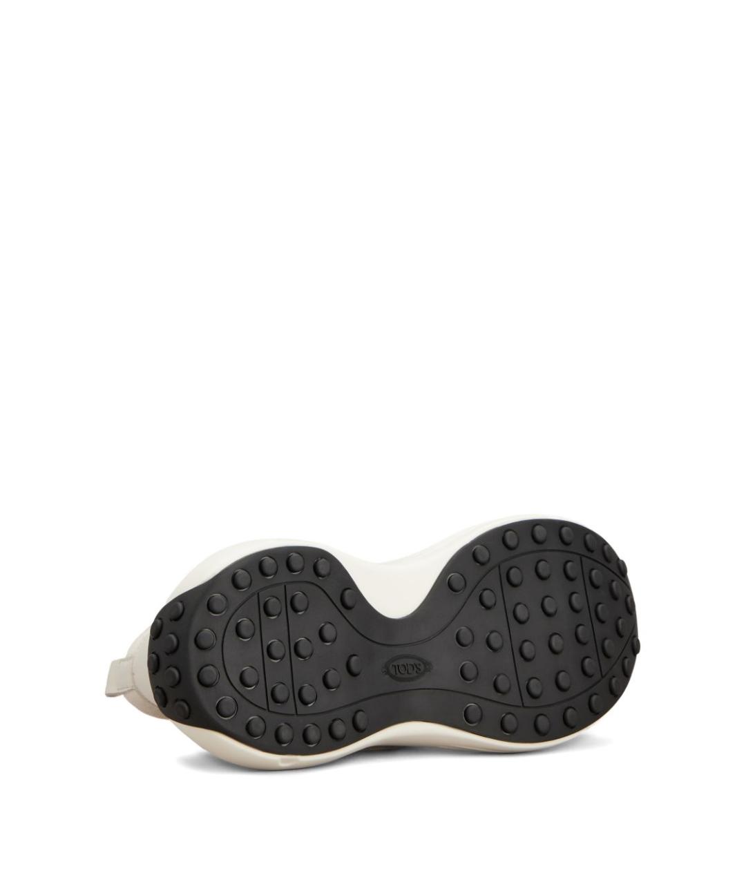 TOD'S Бежевые кроссовки, фото 4