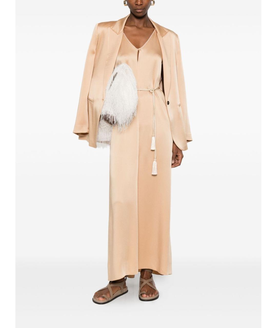 FORTE FORTE Бежевое повседневное платье, фото 5