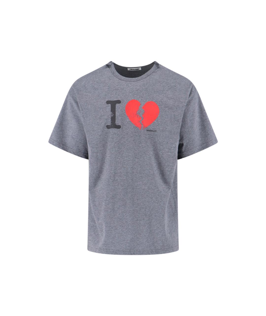 MAGLIANO Серая хлопковая футболка, фото 1