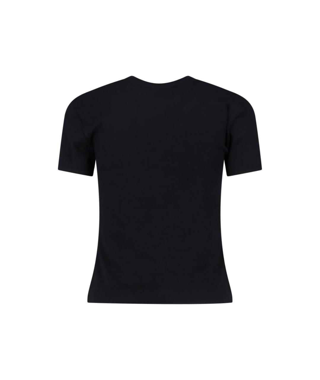 COPERNI Черная хлопковая футболка, фото 2