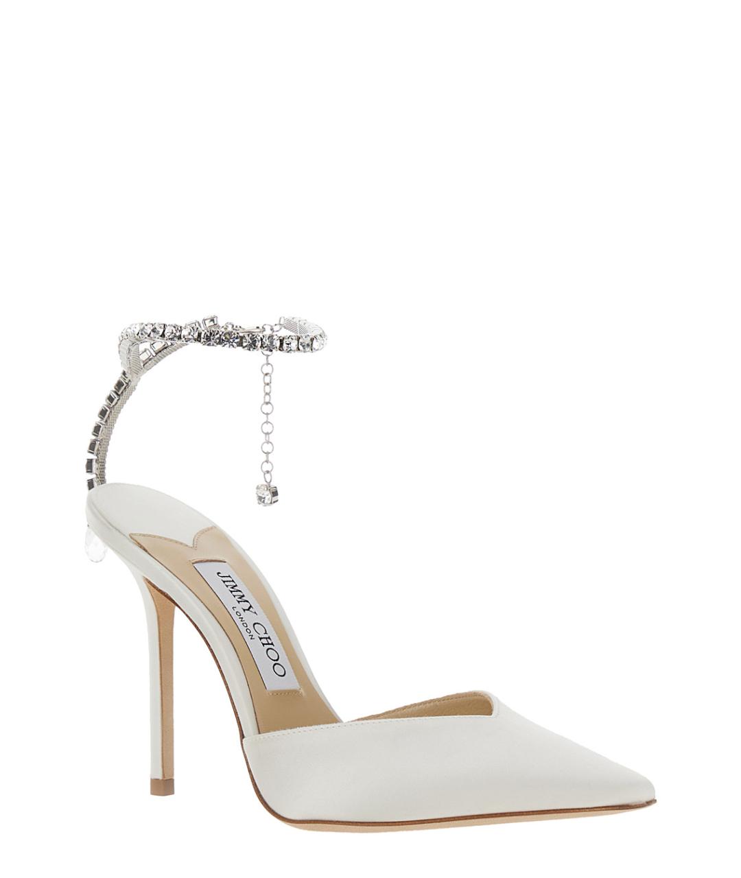 JIMMY CHOO Белые туфли, фото 2
