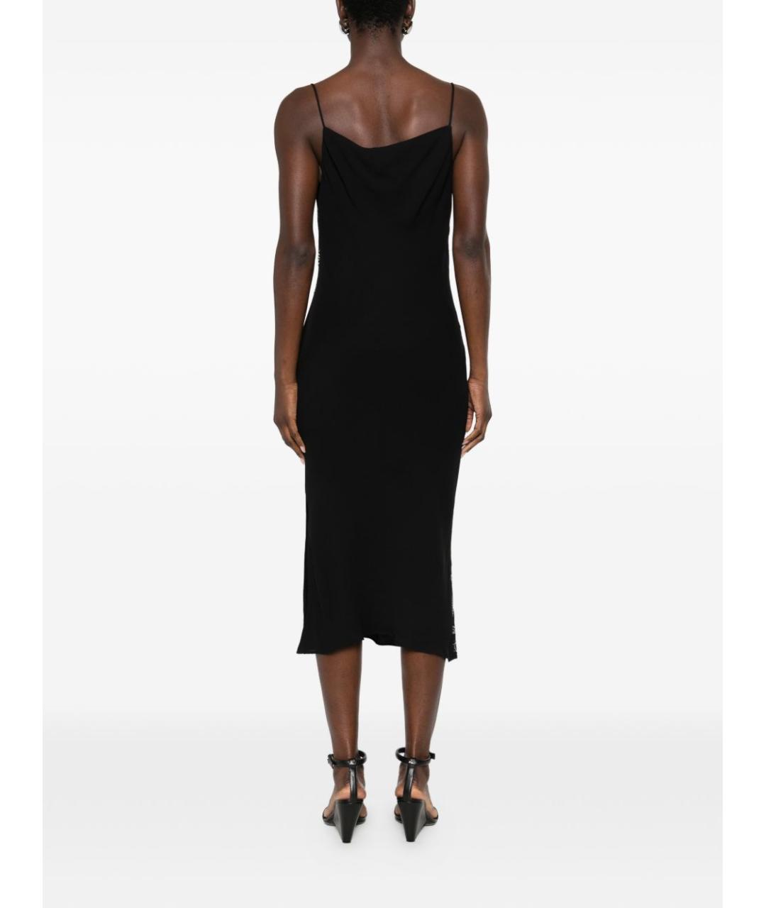 IRO Черное полиэстеровое вечернее платье, фото 2