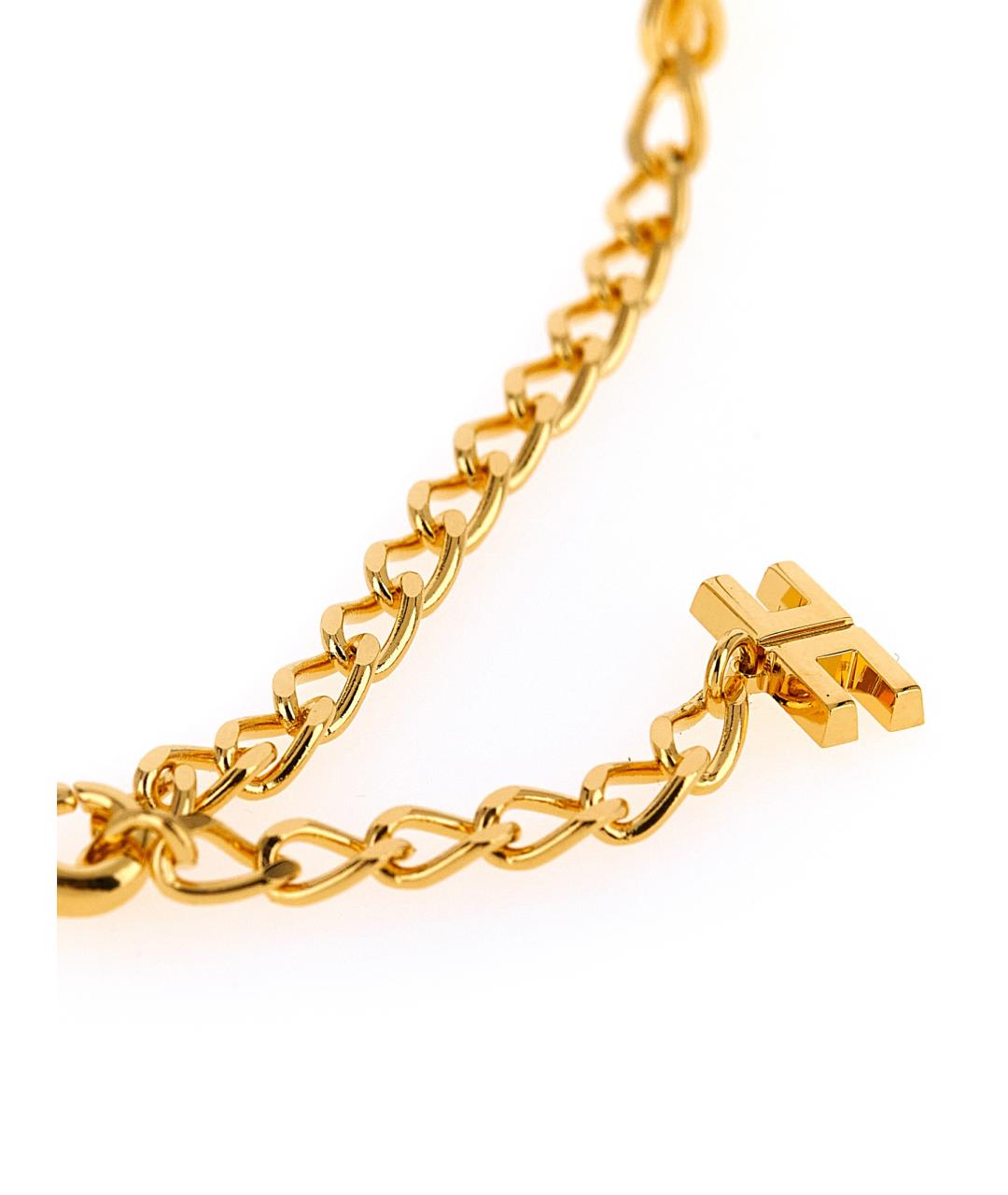 ELISABETTA FRANCHI Золотая металлическая цепочка, фото 3