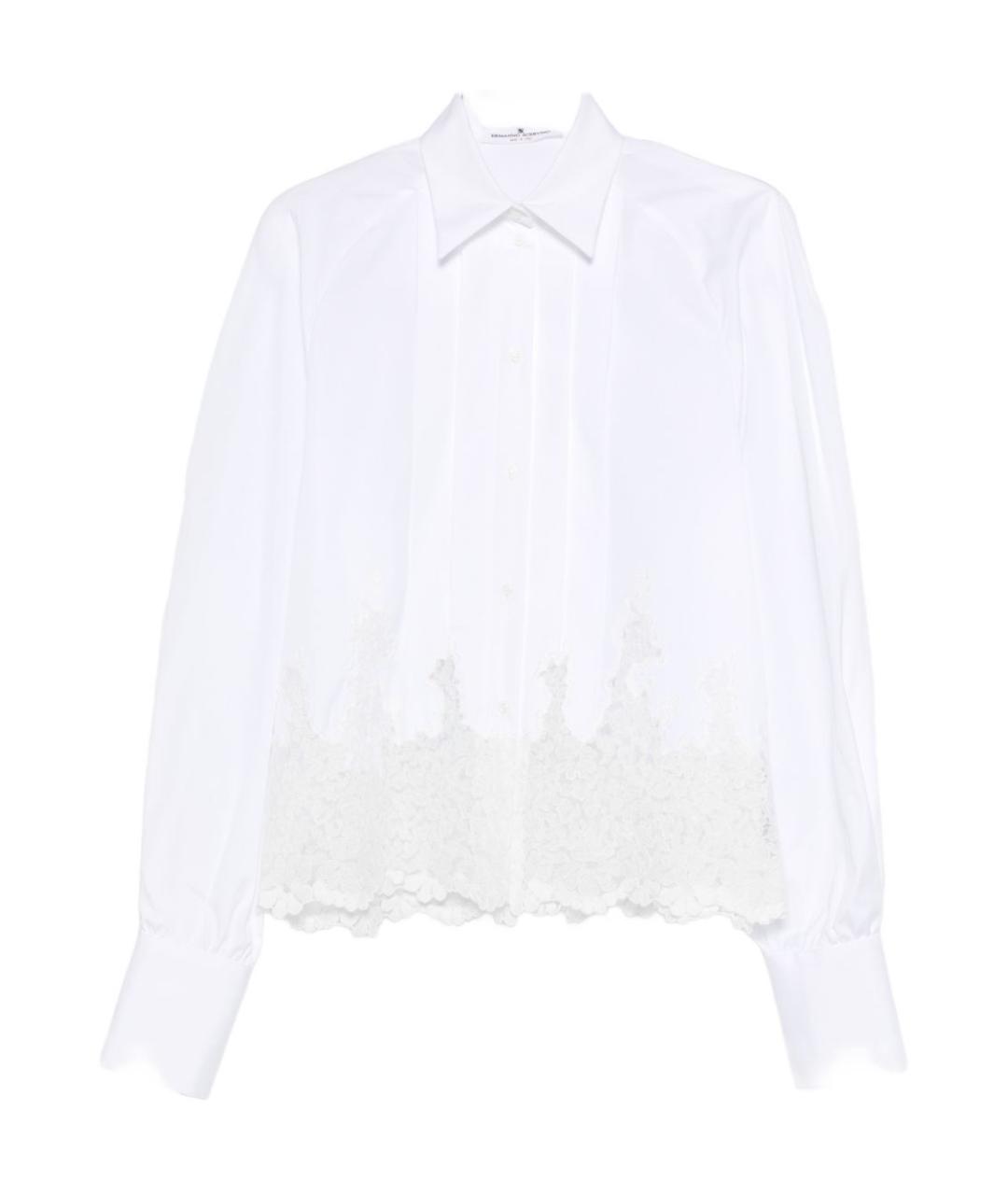 ERMANNO SCERVINO Белая хлопковая рубашка, фото 1