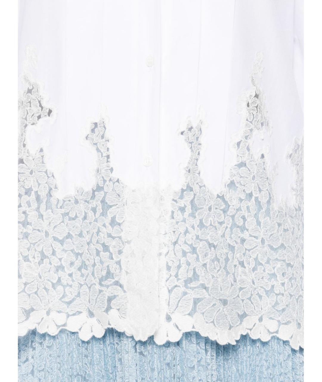 ERMANNO SCERVINO Белая хлопковая рубашка, фото 2