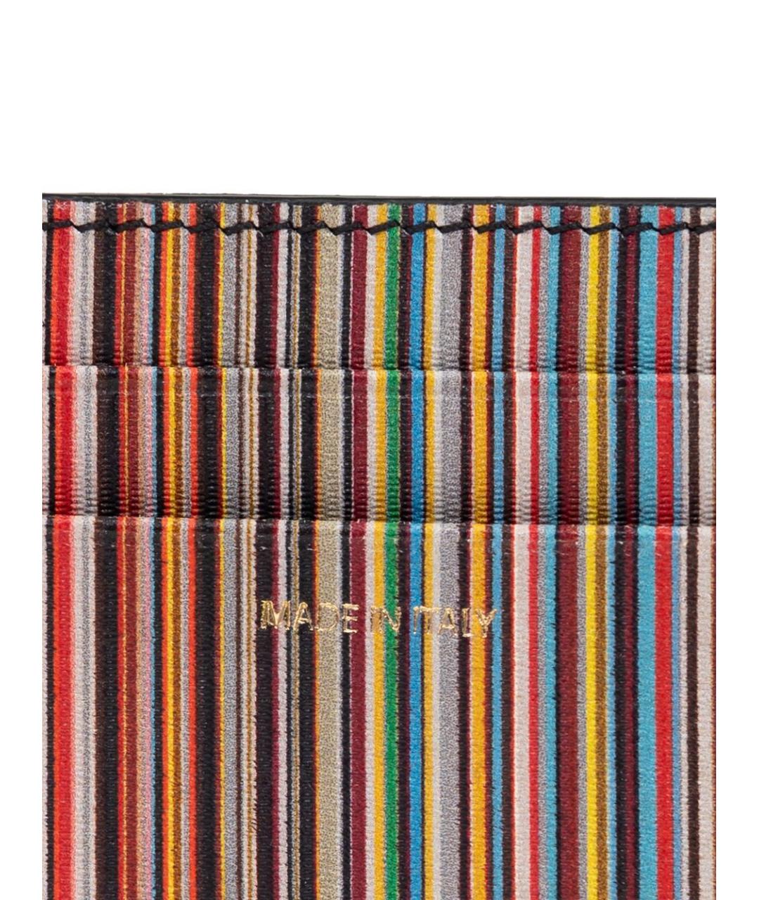 PAUL SMITH Черный кожаный кардхолдер, фото 4