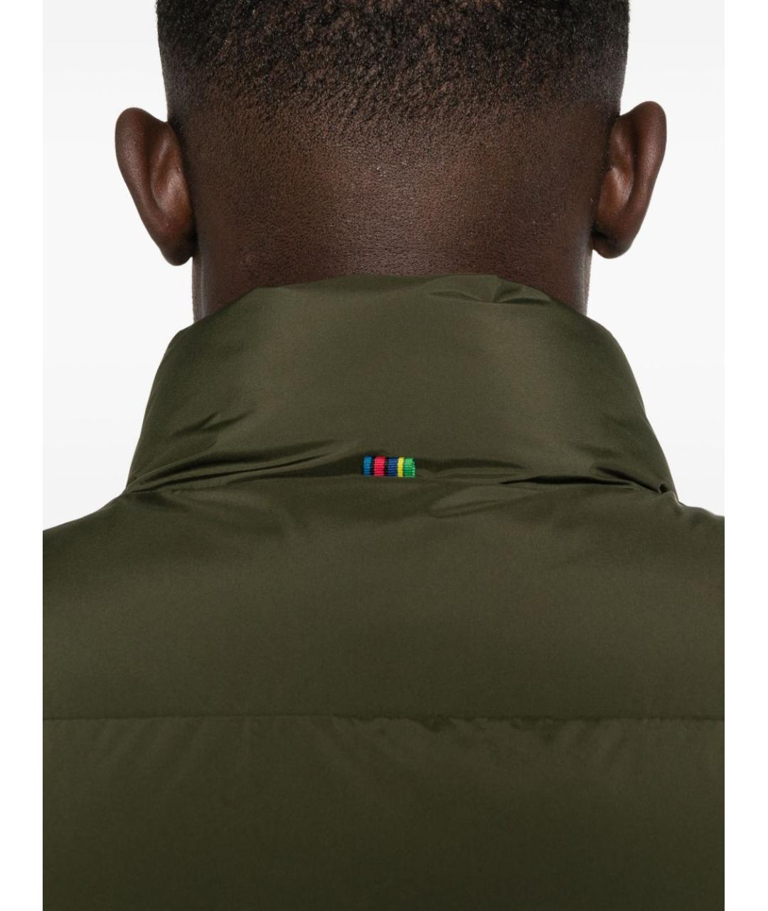 PAUL SMITH Зеленый полиэстеровый жилет, фото 5