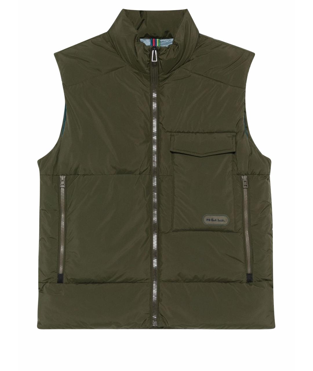 PAUL SMITH Зеленый полиэстеровый жилет, фото 1