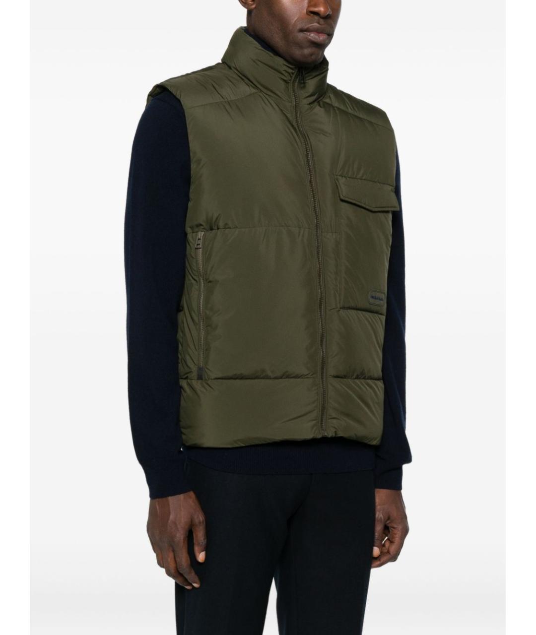 PAUL SMITH Зеленый полиэстеровый жилет, фото 3