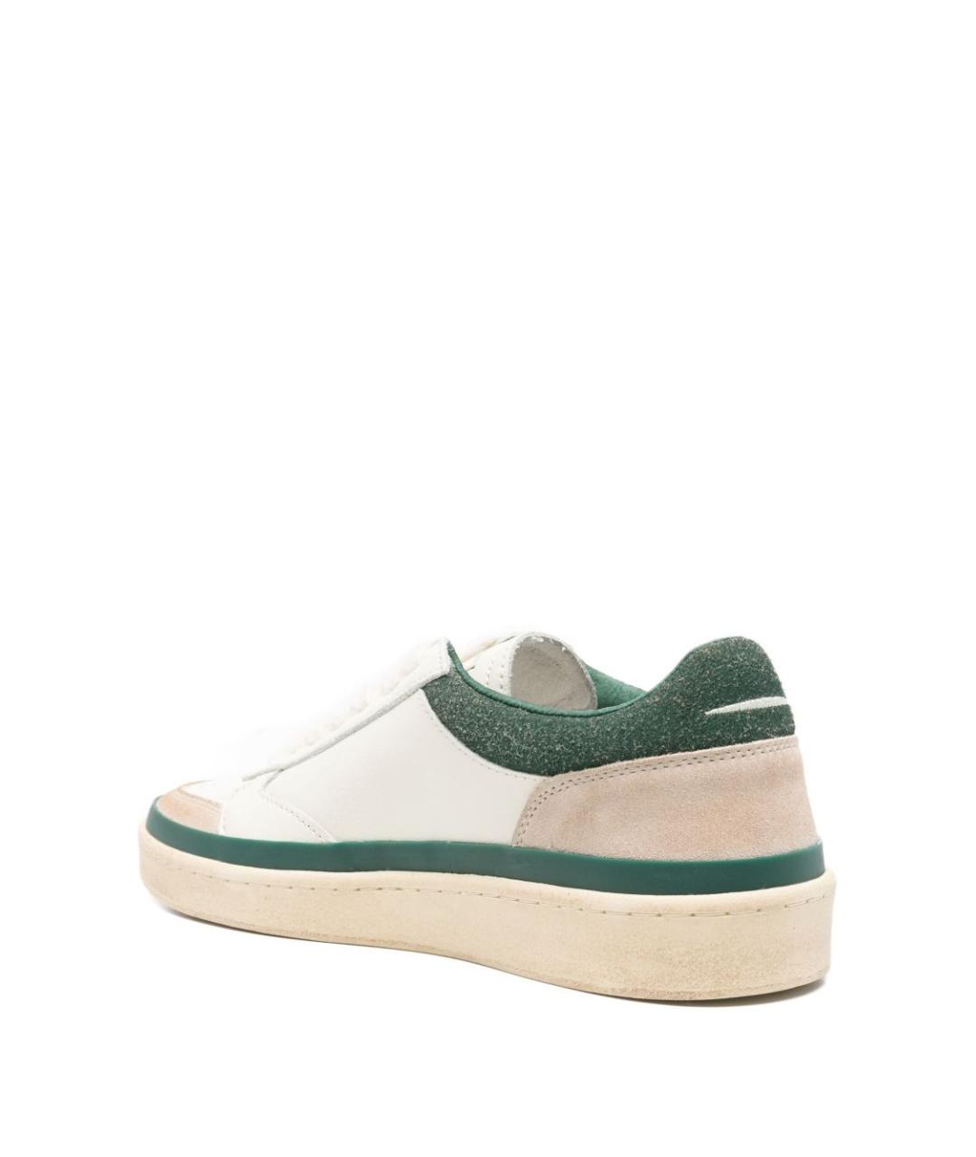 GHOUD Белые кожаные низкие кроссовки / кеды, фото 2