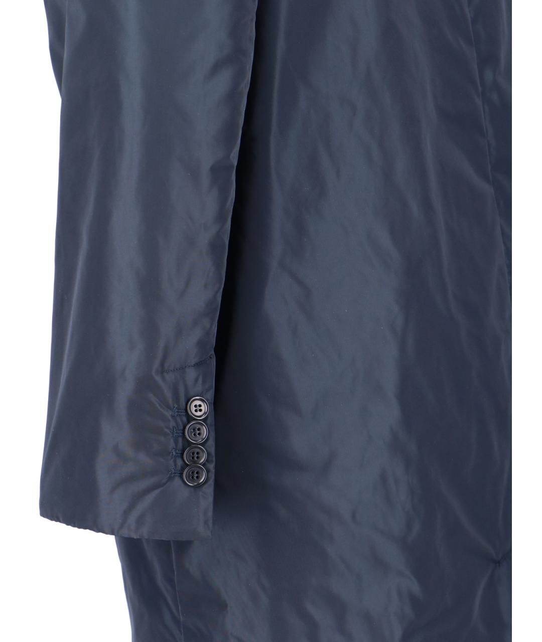 ASPESI Синее полиэстеровое пальто, фото 3