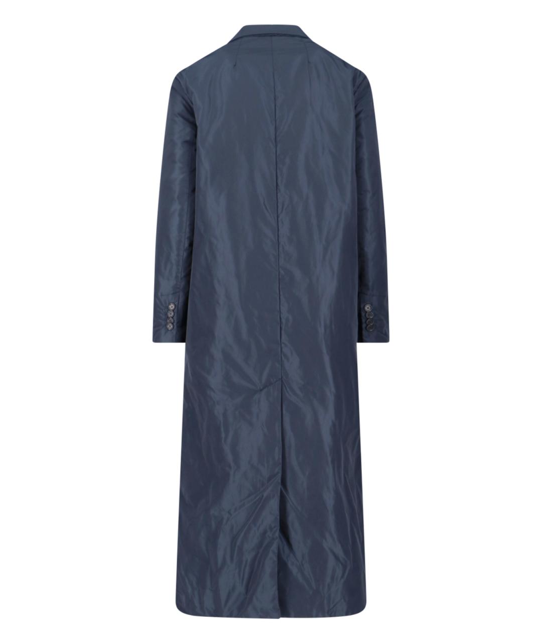 ASPESI Синее полиэстеровое пальто, фото 2