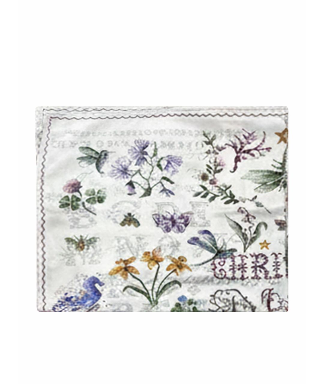 CHRISTIAN DIOR Белый шелковый платок, фото 1