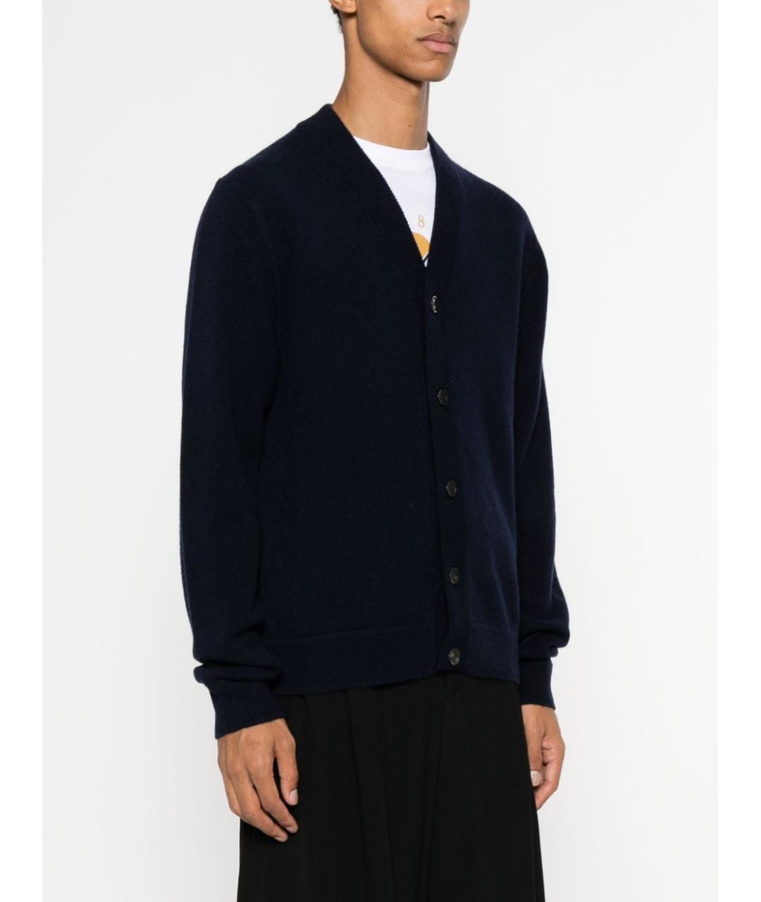 PAUL SMITH Синий шерстяной кардиган, фото 3