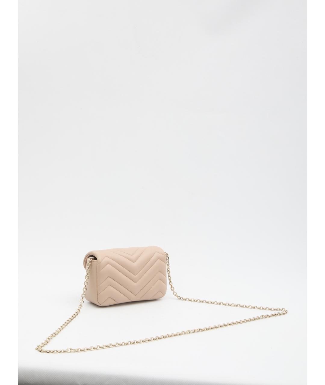 GUCCI Розовая кожаная сумка через плечо, фото 3