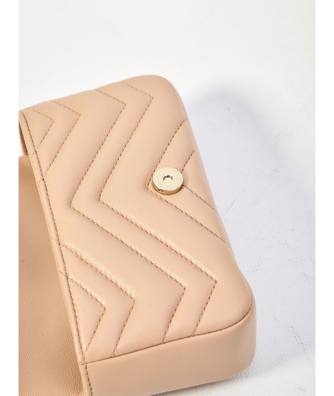 GUCCI Розовая кожаная сумка через плечо, фото 5