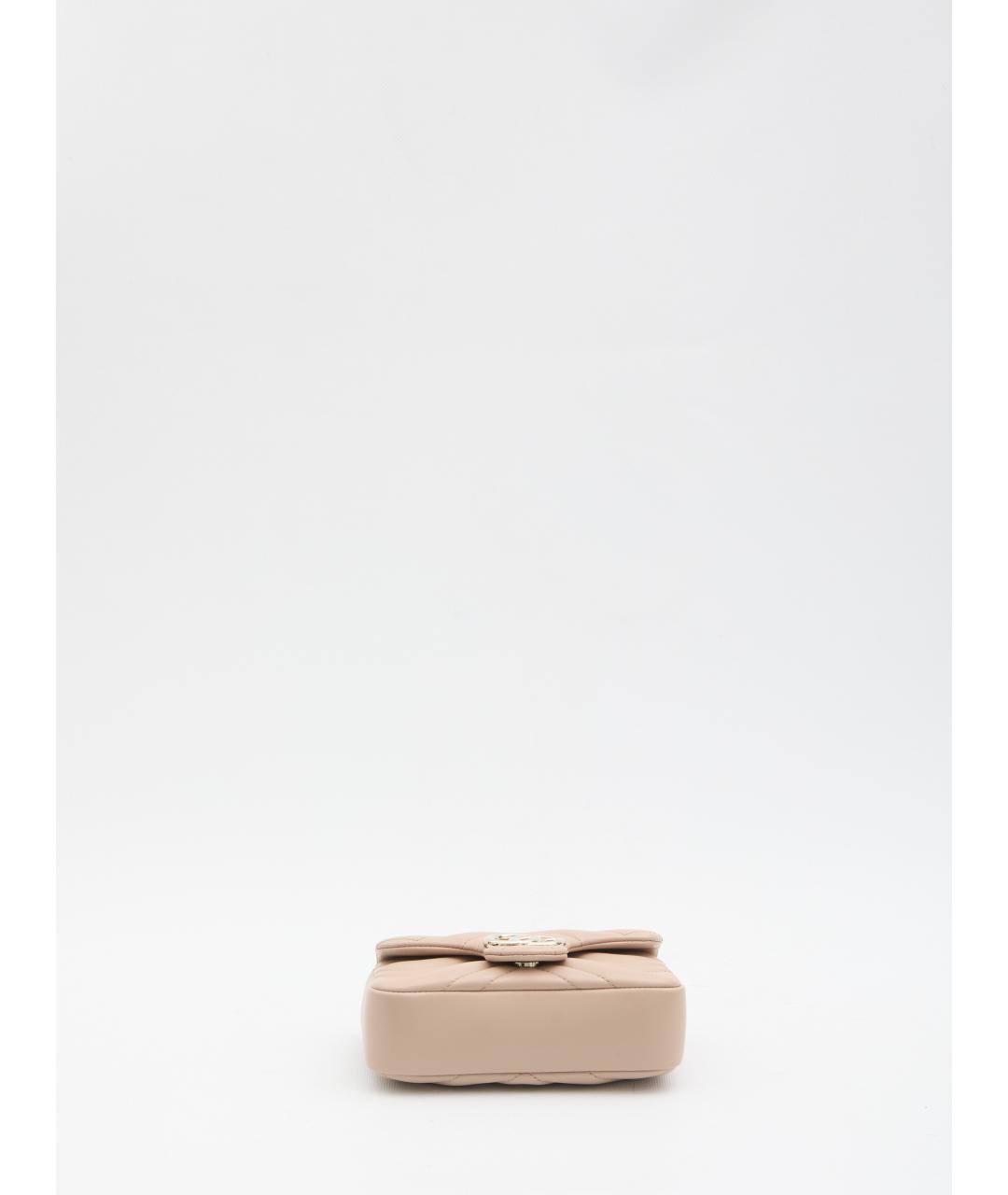 GUCCI Розовая кожаная сумка через плечо, фото 4