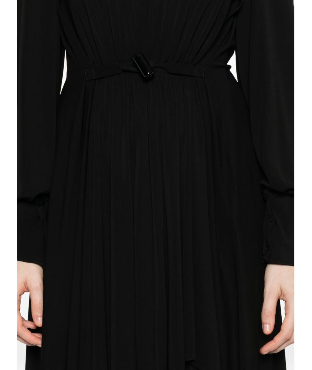 LOEWE Черное хлопковое повседневное платье, фото 3