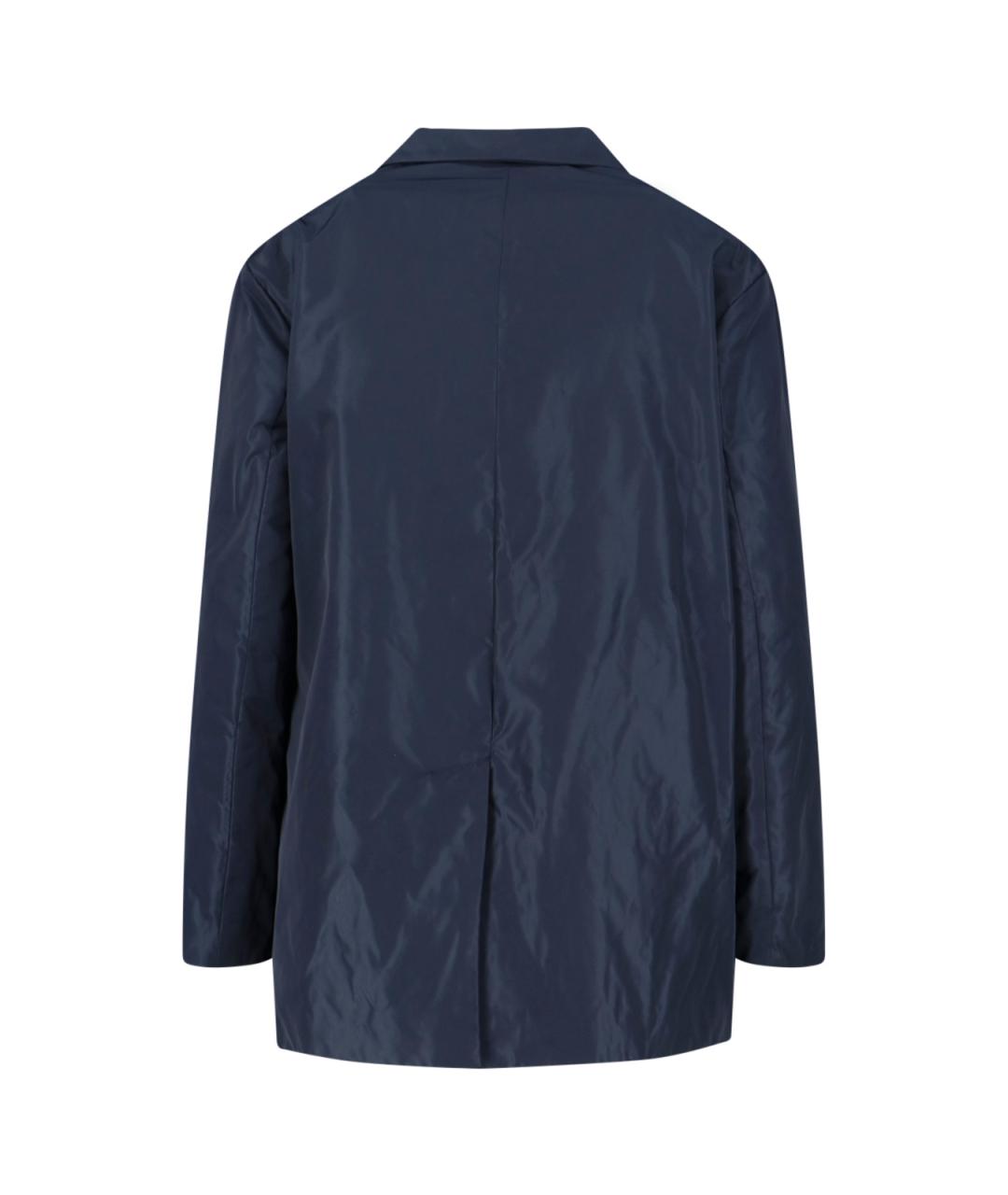 ASPESI Темно-синий полиэстеровый жакет/пиджак, фото 2