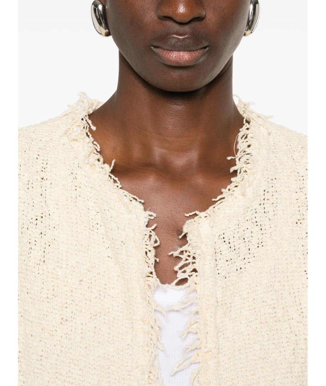 IRO Бежевый хлопковый жакет/пиджак, фото 3