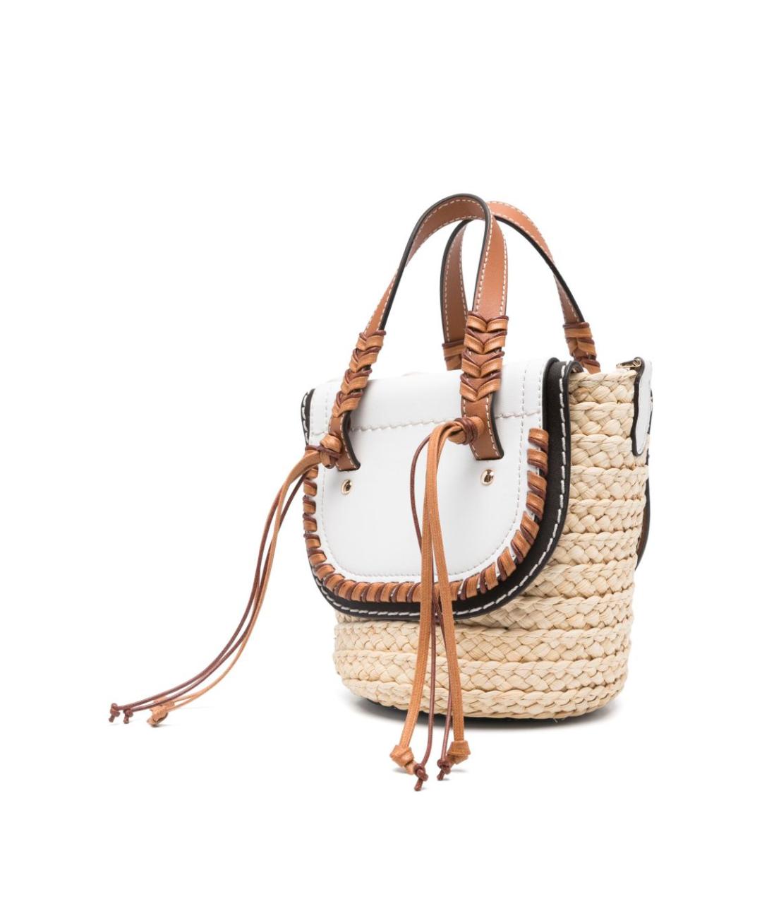 CUBA LAB Белая сумка с короткими ручками, фото 2