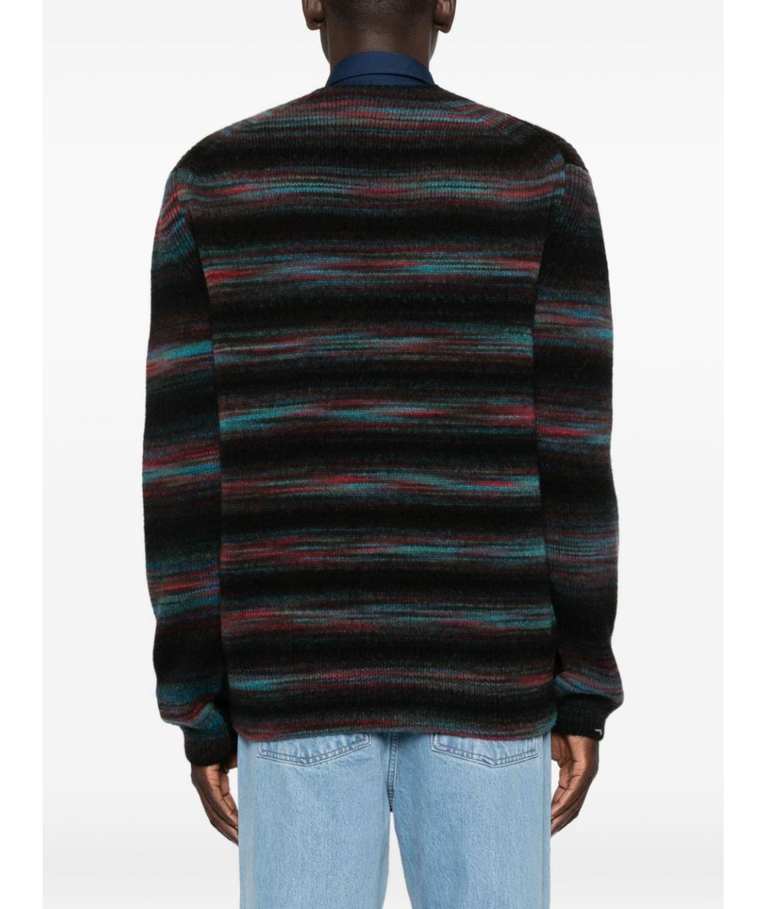 PAUL SMITH Черный шерстяной кардиган, фото 2